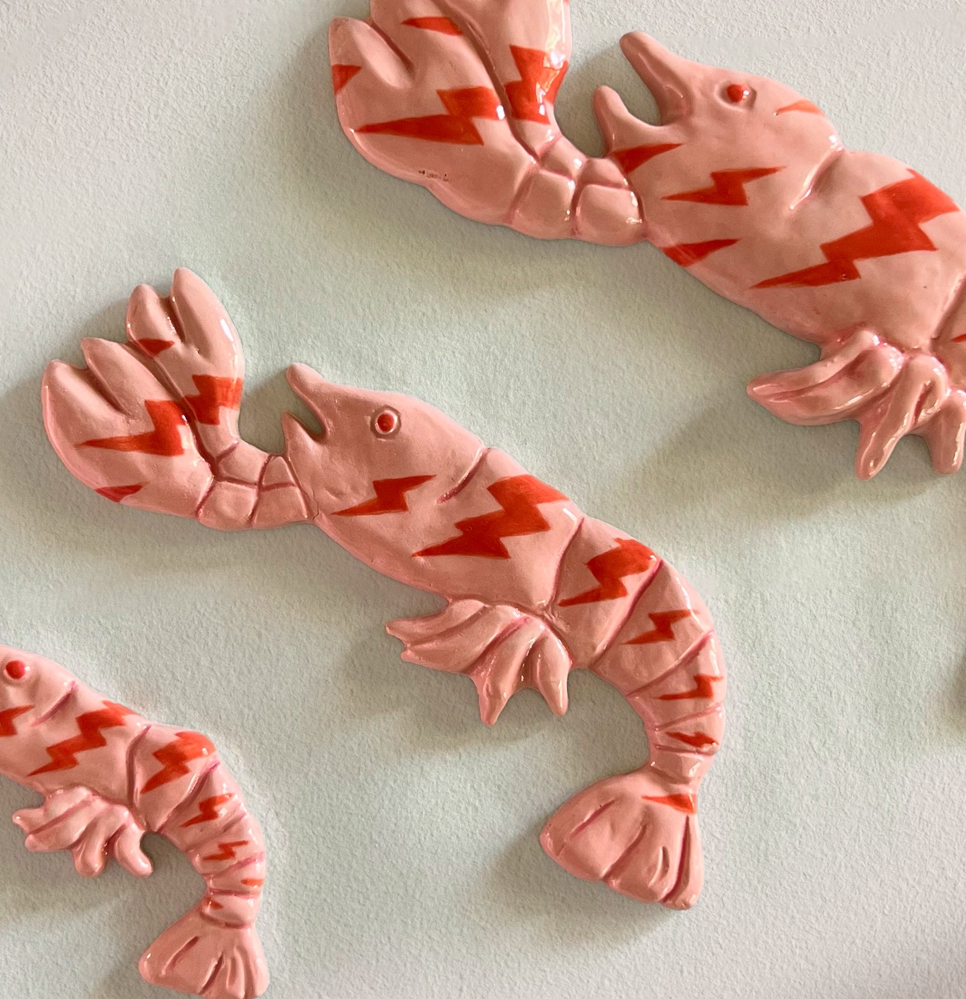 Pink Lightning Yabbies on wall DETAIL.jpg