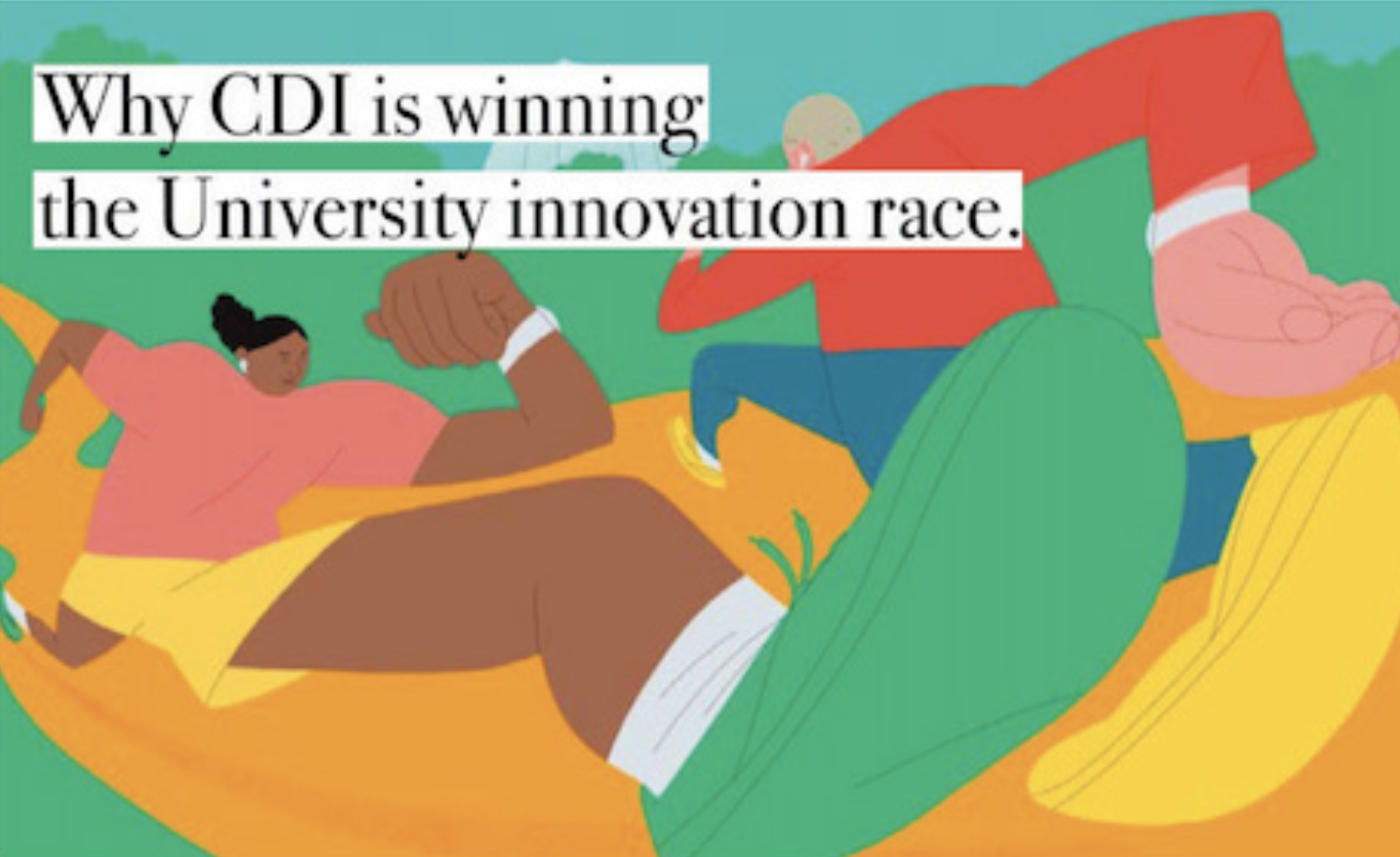 Example of illustration use for the website/app