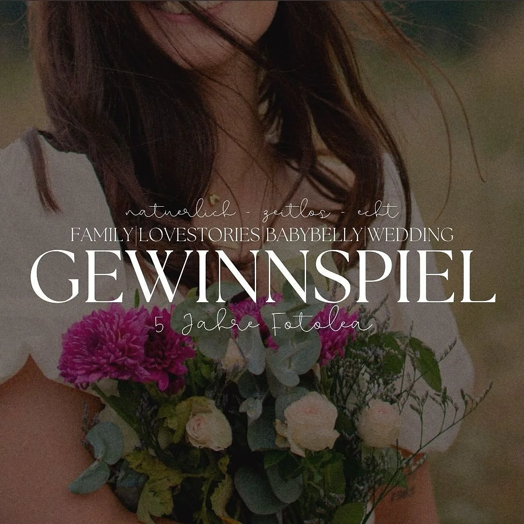 5 Jahre Fotolea 🤎🌻🎞️

Unglaublich, einfach seit 5 Jahren darf ich eure Geschichten in Bildern festhalten und ihnen ein St&uuml;ck f&uuml;r immer schenken.🤎

Zu diesem besonderen Jubil&auml;um hab ich mir nat&uuml;rlich was f&uuml;r euch &uuml;ber