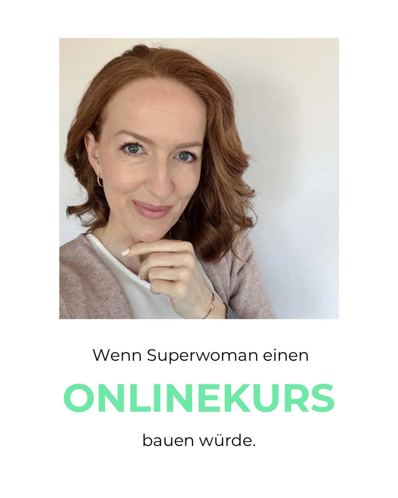 Ha. Sie w&uuml;rde alles alleine machen. Alles selbst recherchieren, selbst designen, selbst texten, selbst launchen. Und sich dabei fragen, warum es so lange dauert und warum sie dabei so viel Energie verliert, obwohl sie doch Superwoman ist. 🦸&zwj