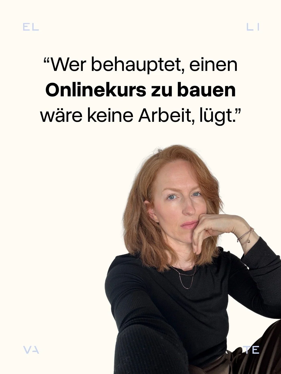 Das sagte jemand in einem Erstgespr&auml;ch.

Krasses Statement. Was aber dann kam, damit hat sie nicht gerechnet.

Denn ich hab geantwortet "Jap, anfangs ist es echt sauviel Arbeit."

Aber schau, ich hab mein Gruppenprogramm einmalig erste