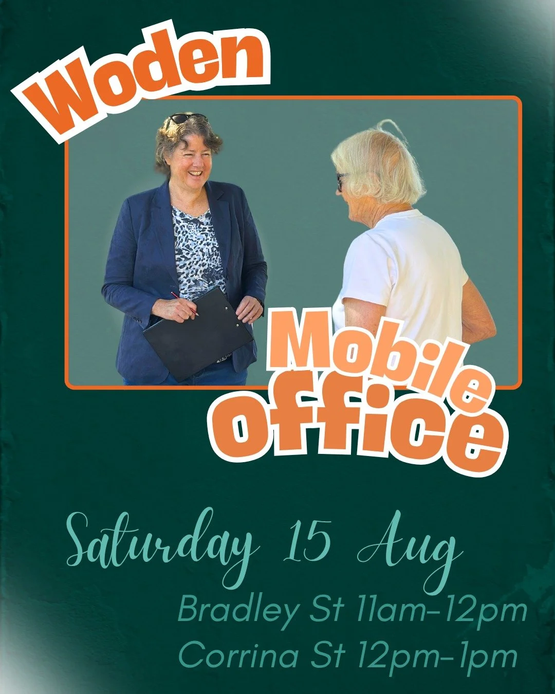 My Mobile Office is on the road again!
 
Hope to see you down in Woden on Saturday!