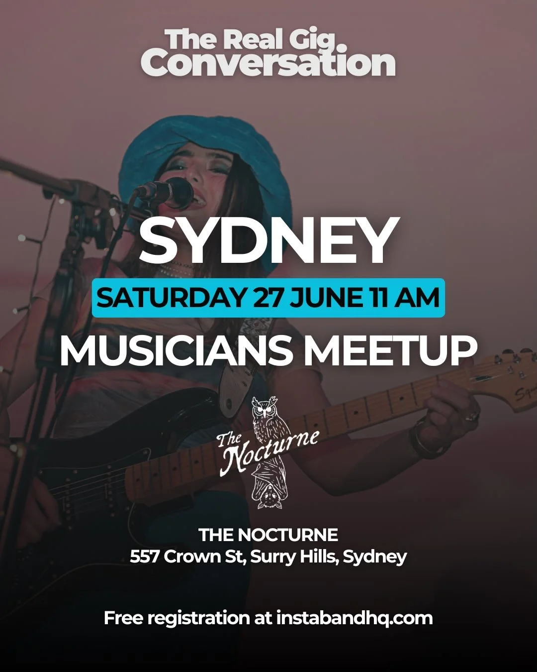 Sydney musicians, we have a date! Come hang with us and have a chat about the future of gigs.