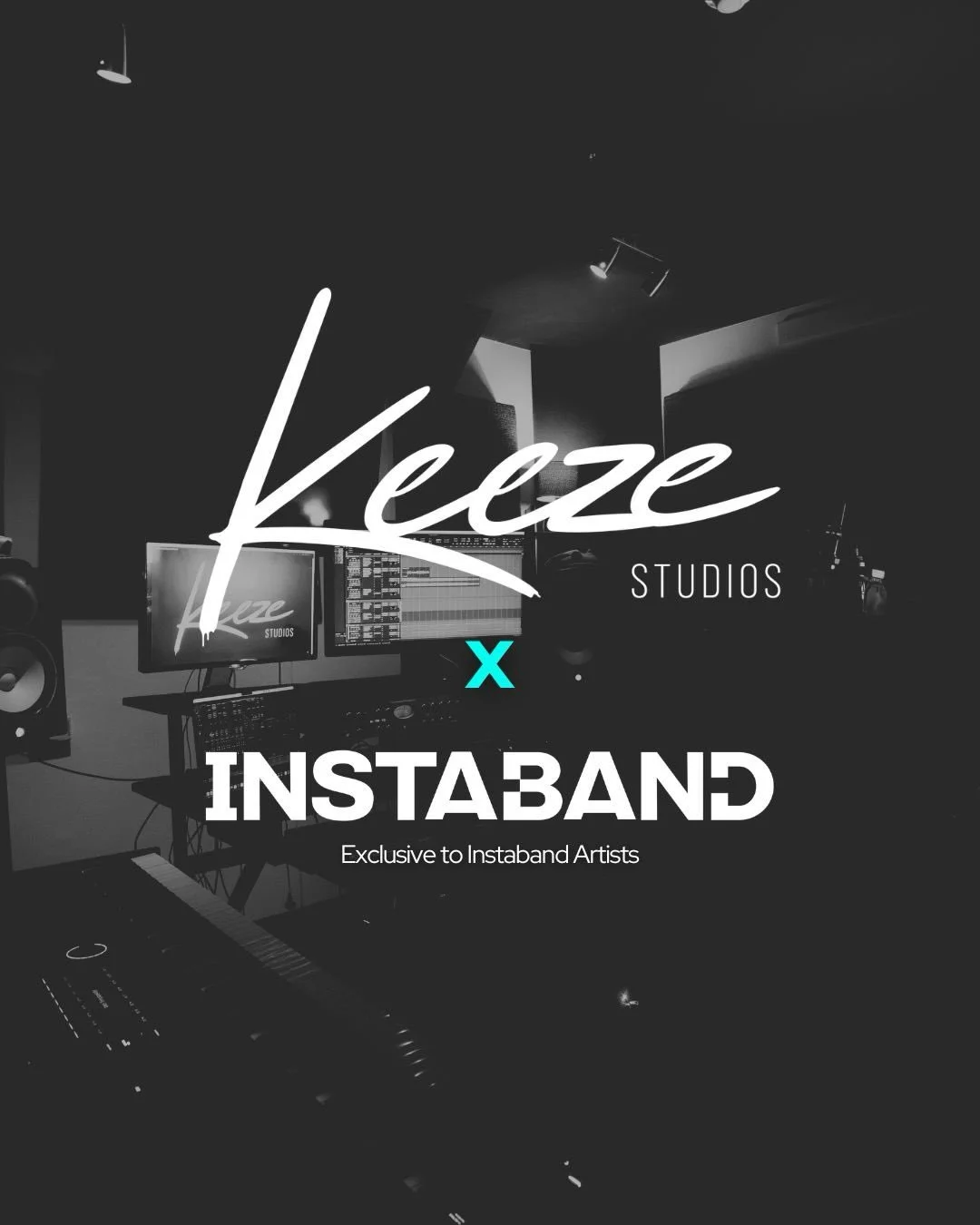 Instaband 🤝 Keez Studios
Get in. Record. Release.