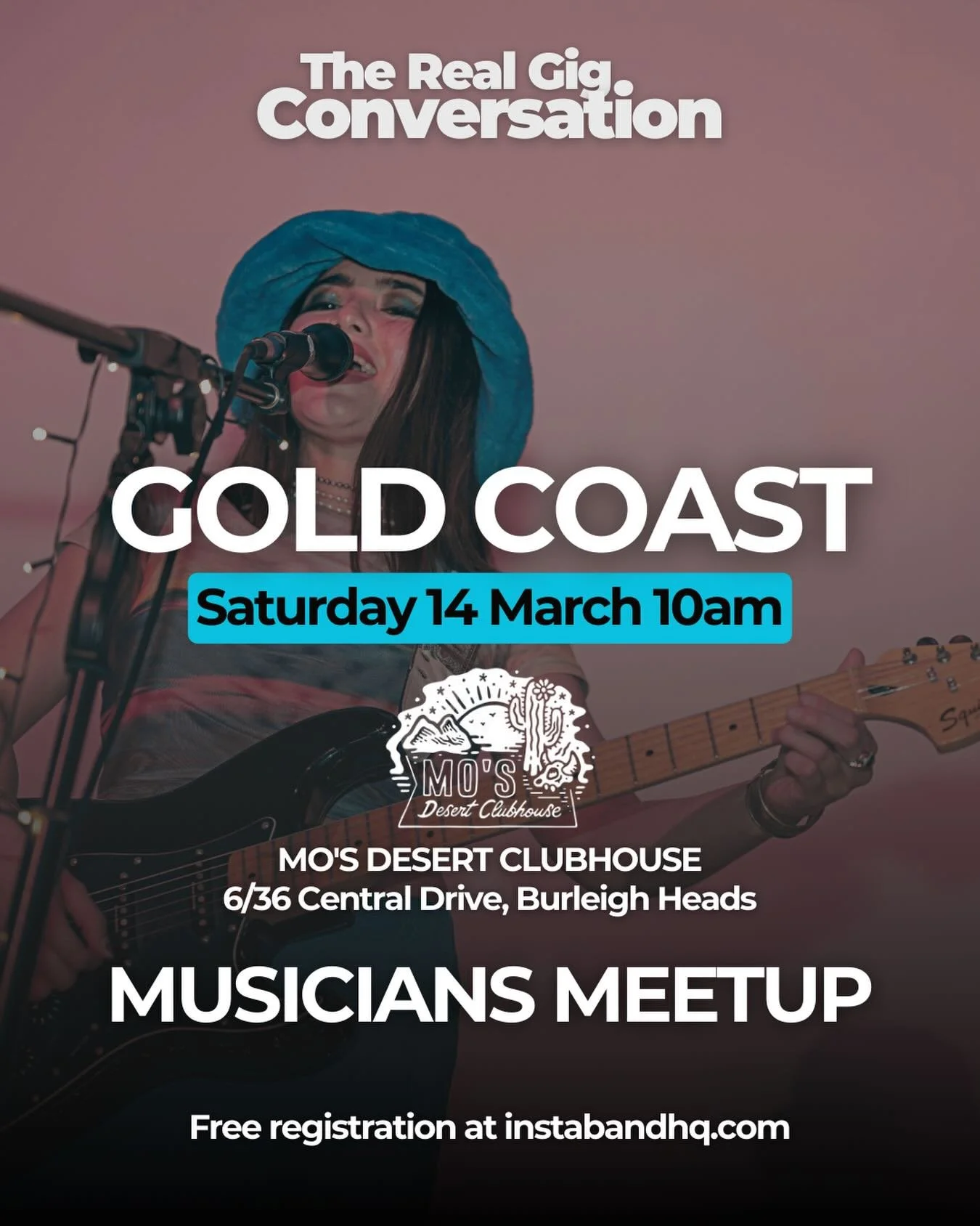 Gold Coast Musicians &amp; Singers! Meet and chat with other local musicians who are actively gigging on the Gold Coast. 

Shoutout to @mosdesertclubhouse for hosting us!