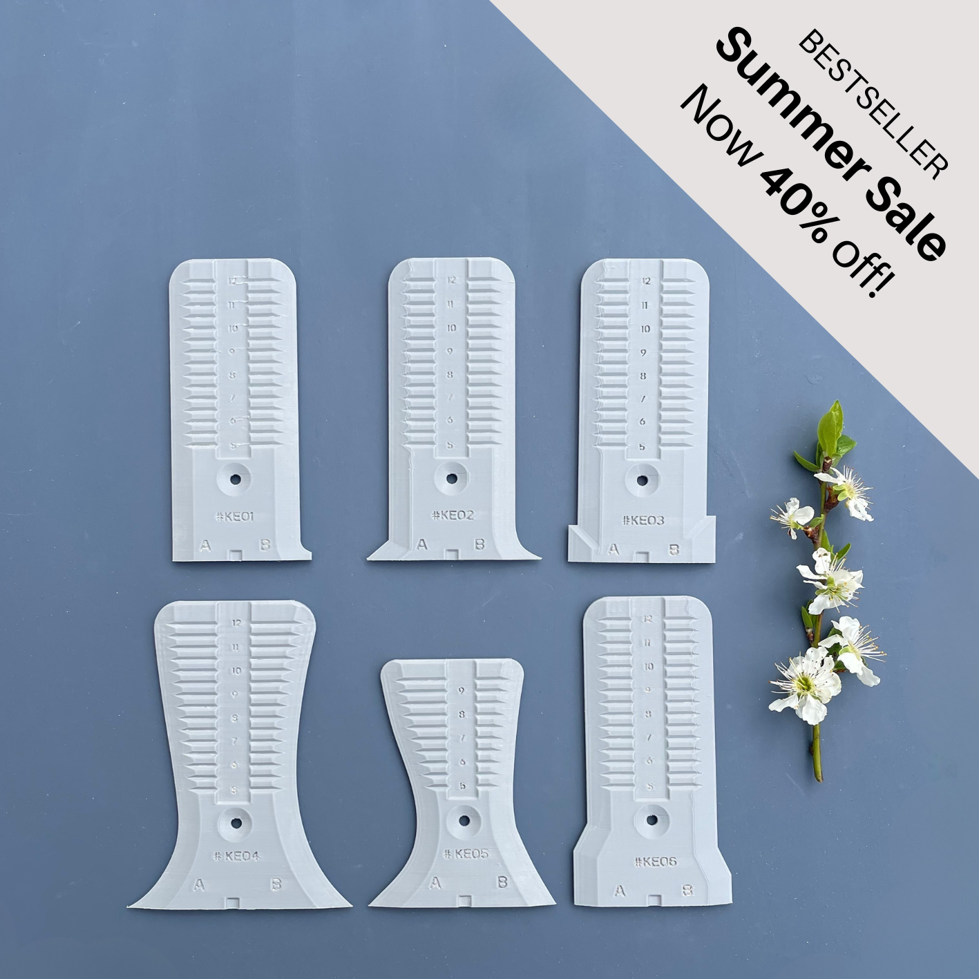 The KEO Rib set of 6 ribs   ( #1 - 6 )