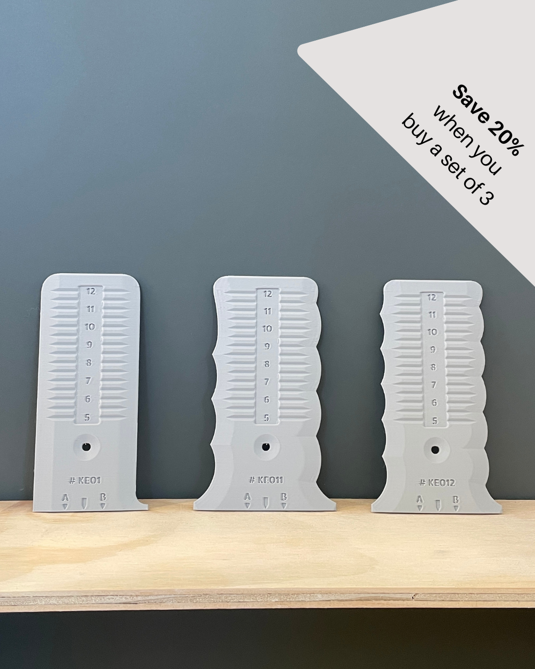 The KEO Rib set (KEO 1, KEO 11, KEO 12)