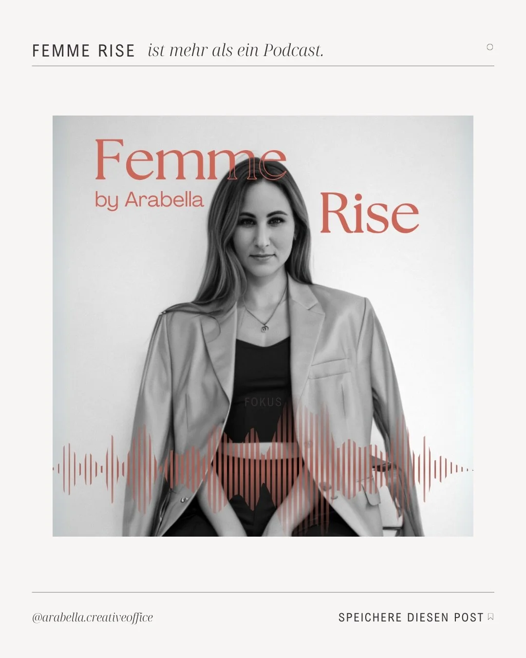 FEMME RISE ist f&uuml;r Frauen,
die sp&uuml;ren, dass da mehr in ihnen ist.

Mehr Visionen.
Mehr Mut.
Mehr Wahrheit f&uuml;r den eigenen Weg.

Dieser Podcast ist entstanden,
weil Selbstst&auml;ndigkeit nicht immer leicht ist &ndash;
aber ehrlich sein