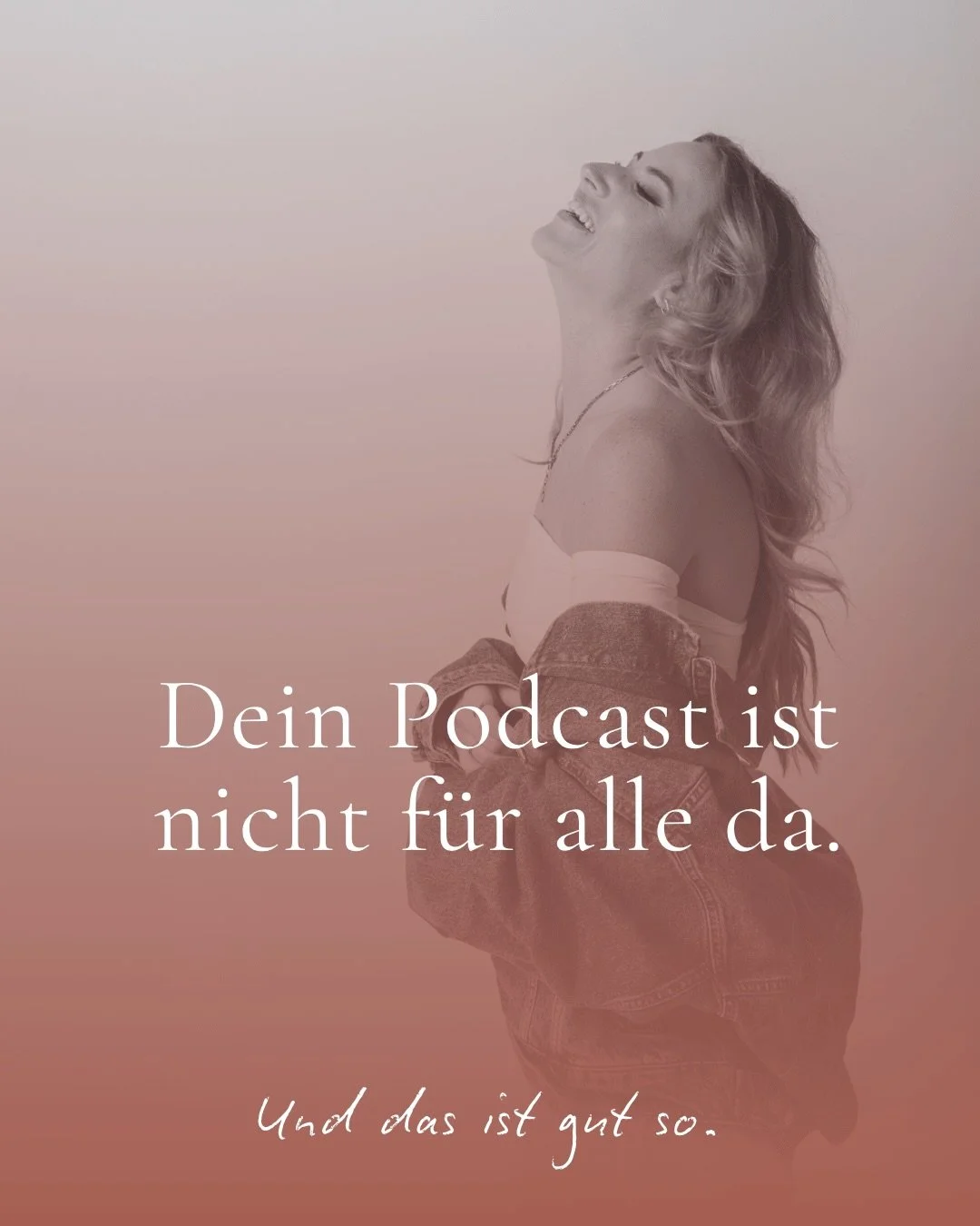 Dein Podcast ist nicht f&uuml;r alle da. Und genau das ist deine St&auml;rke.

Wenn du m&ouml;glichst viele Menschen erreichen m&ouml;chtest, sprichst du schnell &uuml;ber Themen, die irgendwie f&uuml;r jeden relevant sein k&ouml;nnten. Doch je allge