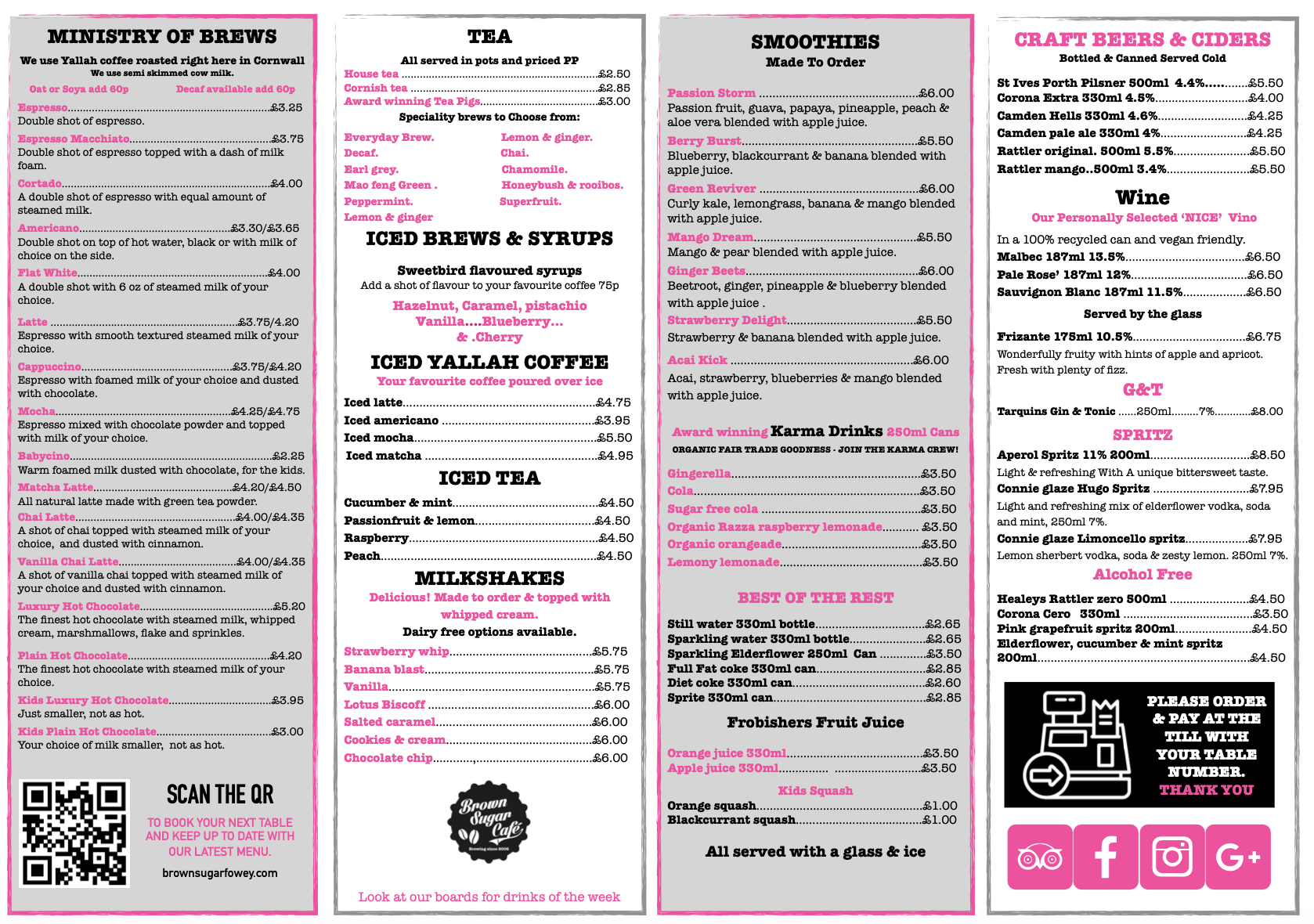 menu 2026