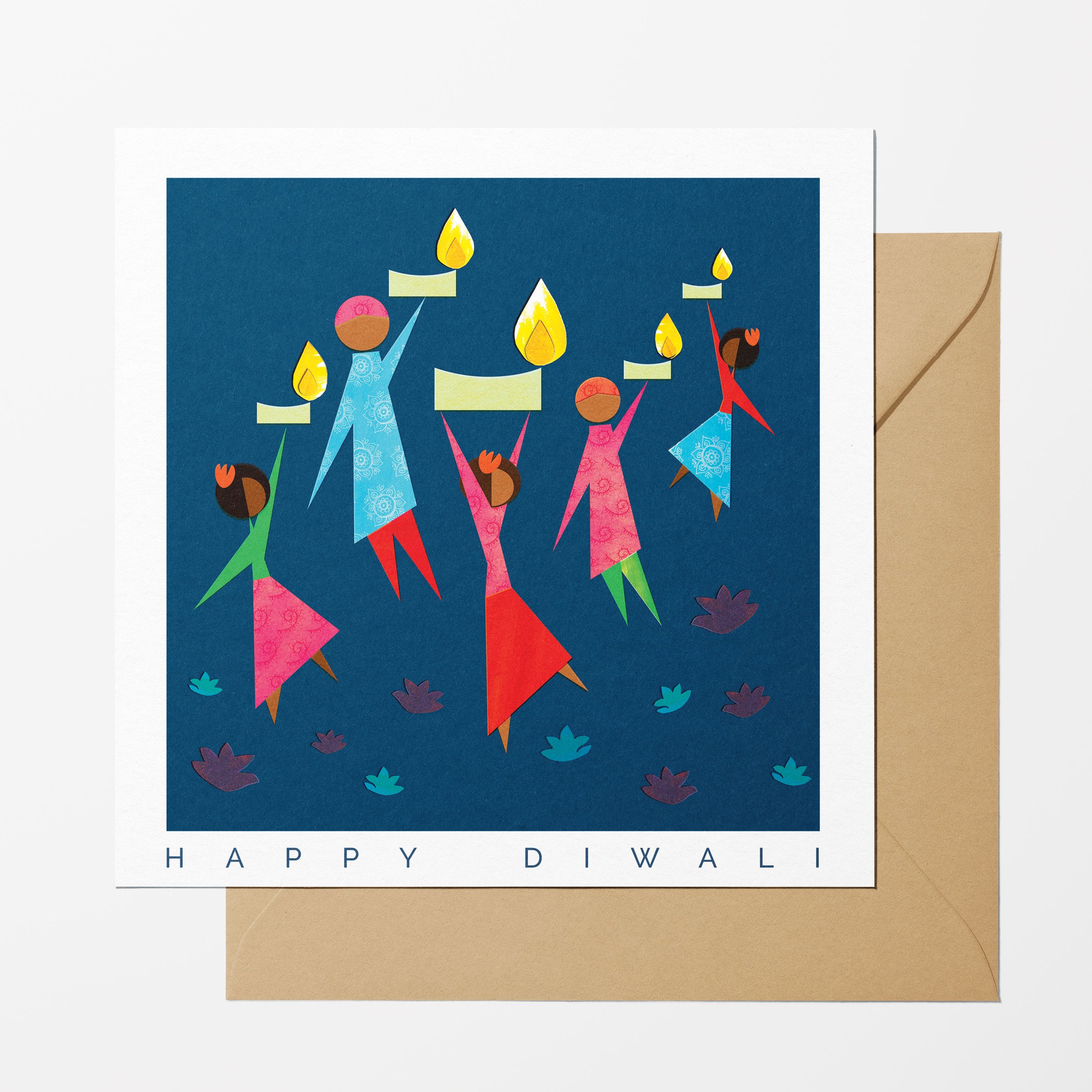 Happy Diwali Greetings Card