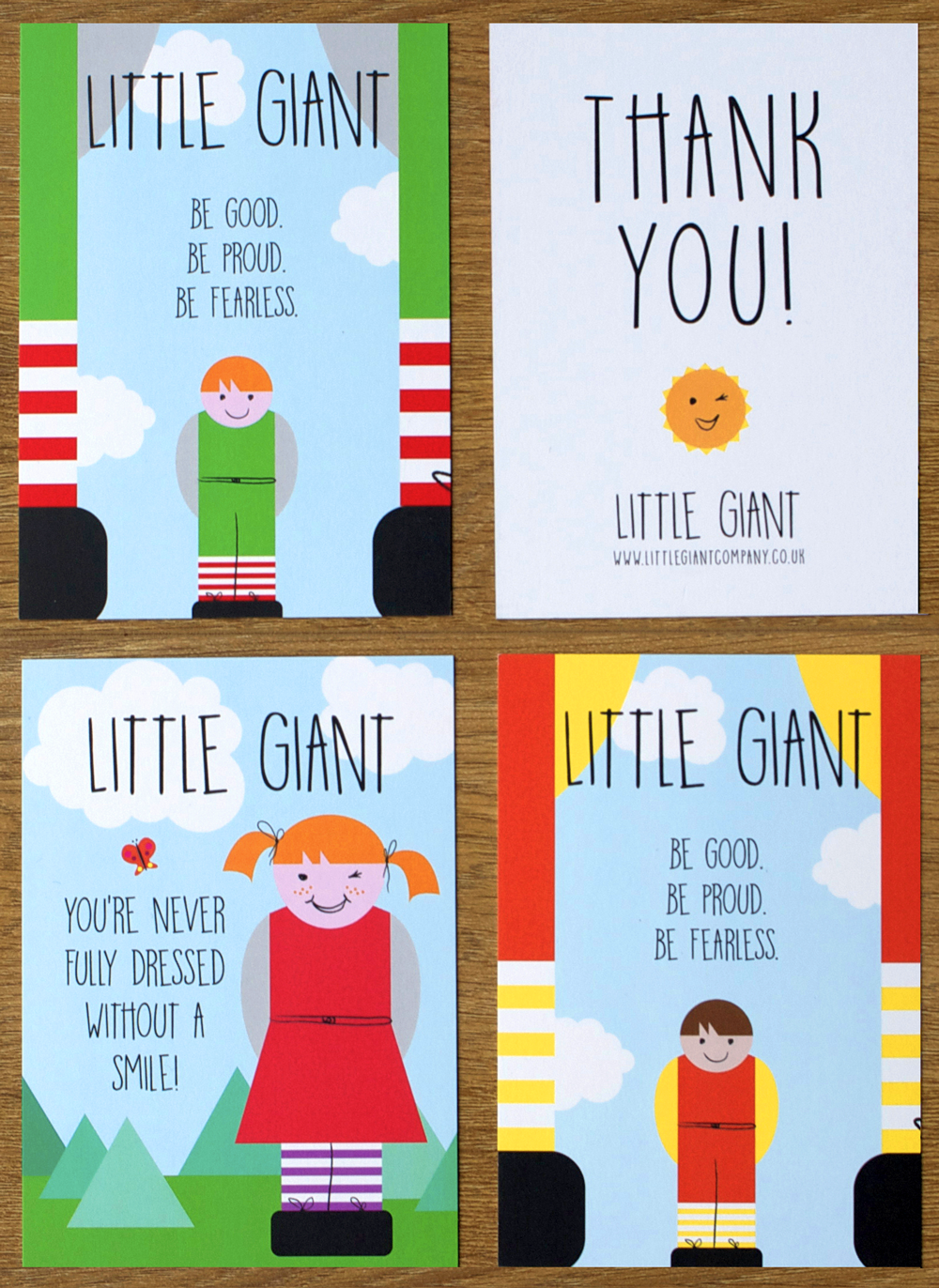 Illustrations and design for Little Giant clothing company