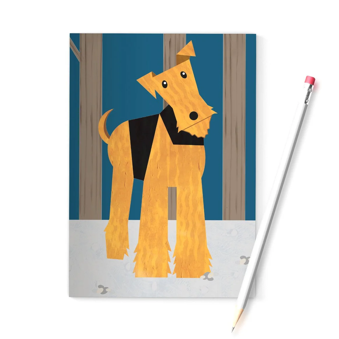 Terrier Dog Little A6 Notebook