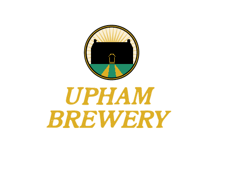 Logo and ident for Upham Brewery