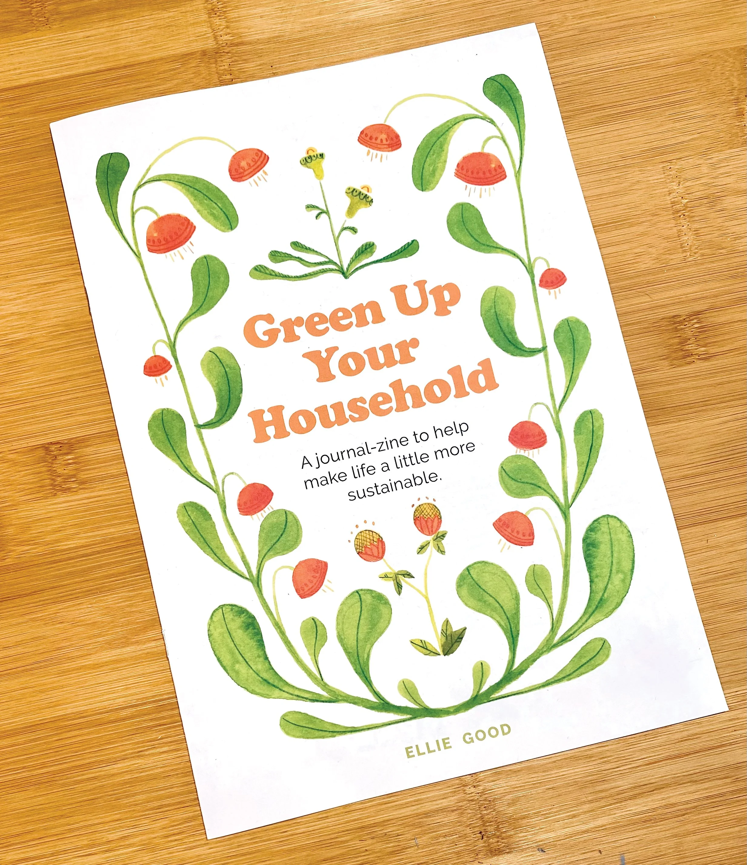 Green Up Your Household Journal-Zine