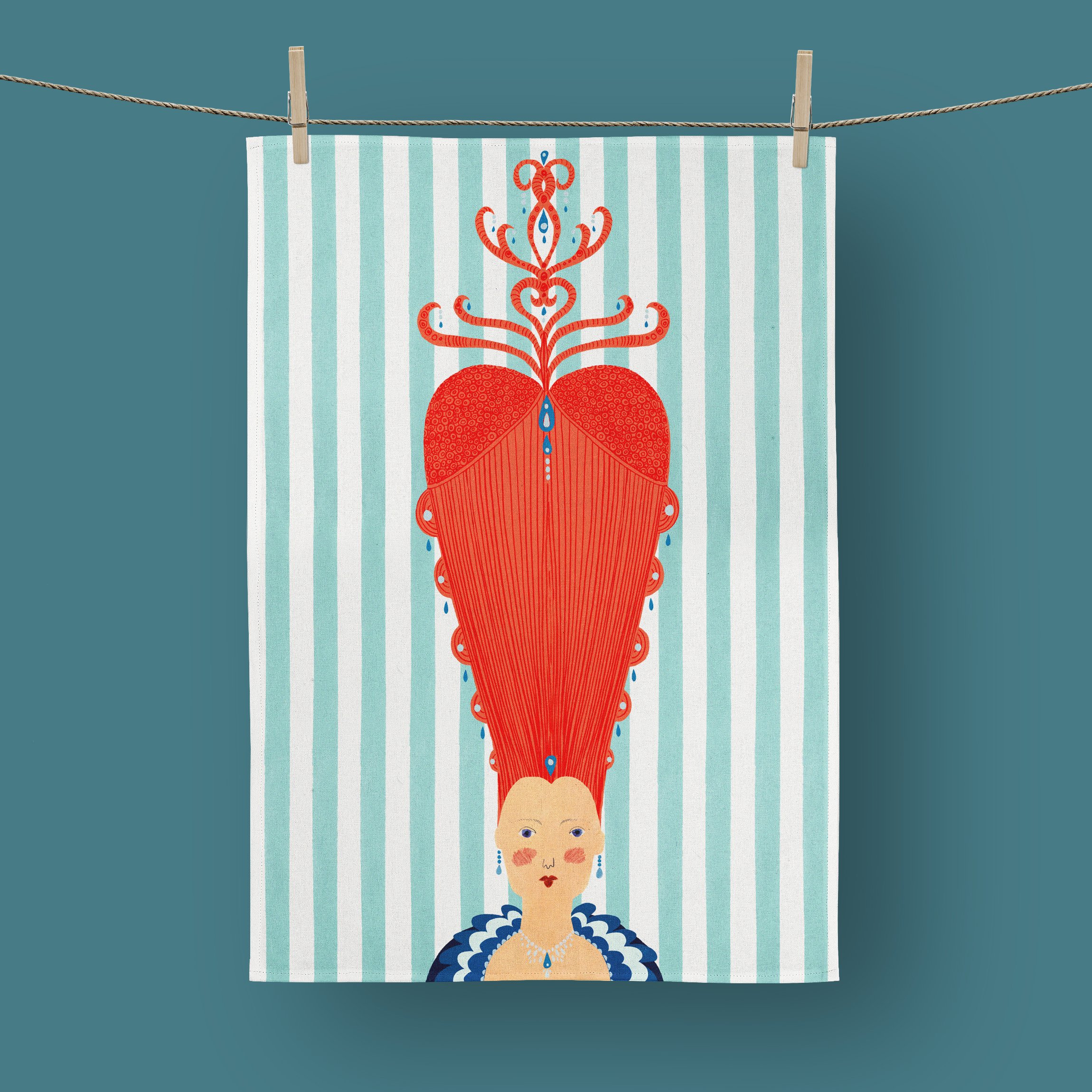 The Duchess Organic Cotton Tea Towel