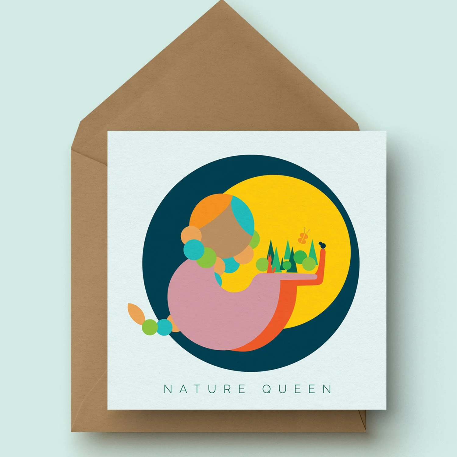 Nature Queen Greetings Card