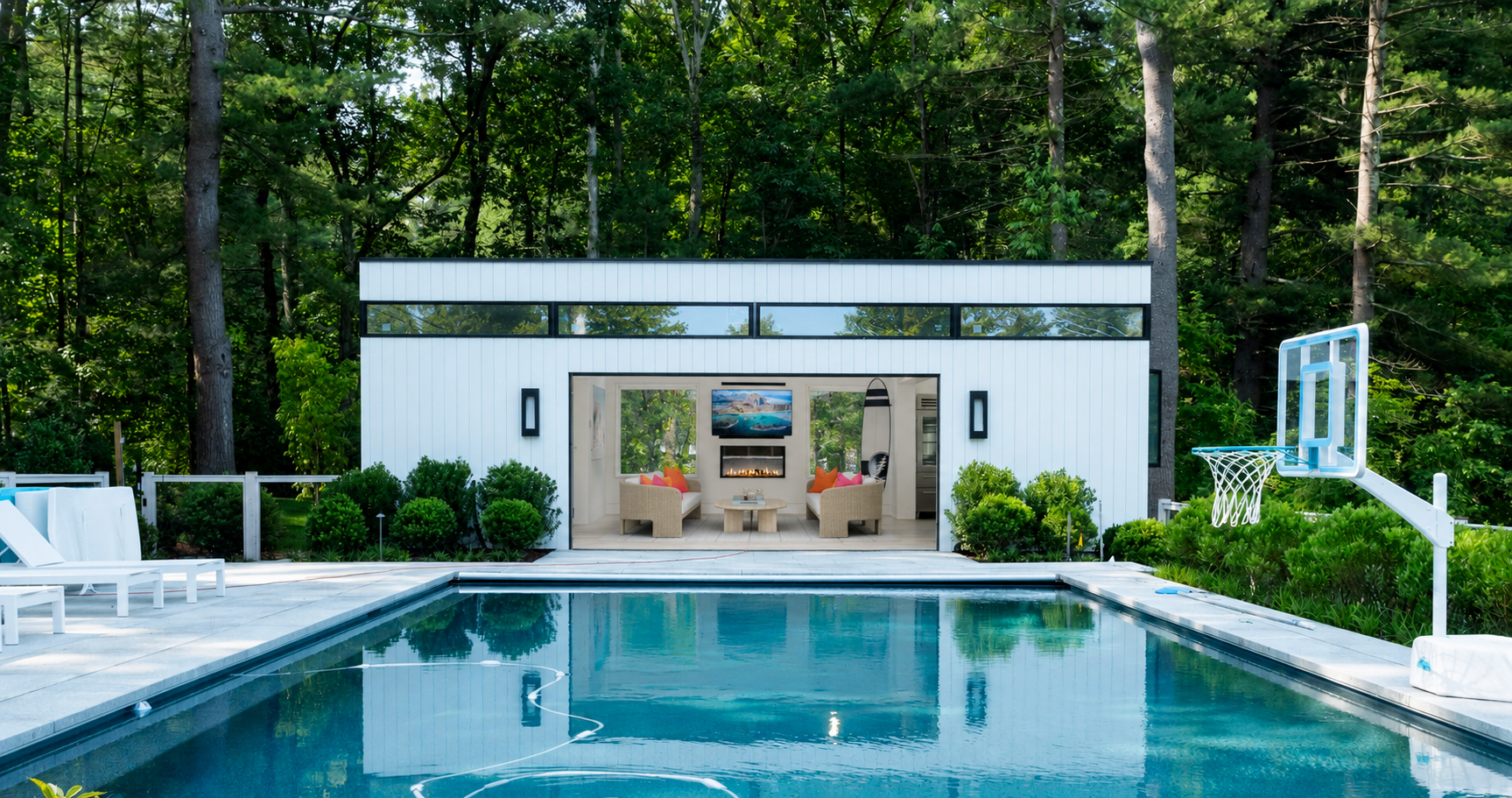 Dover Modern Pool Pavilion