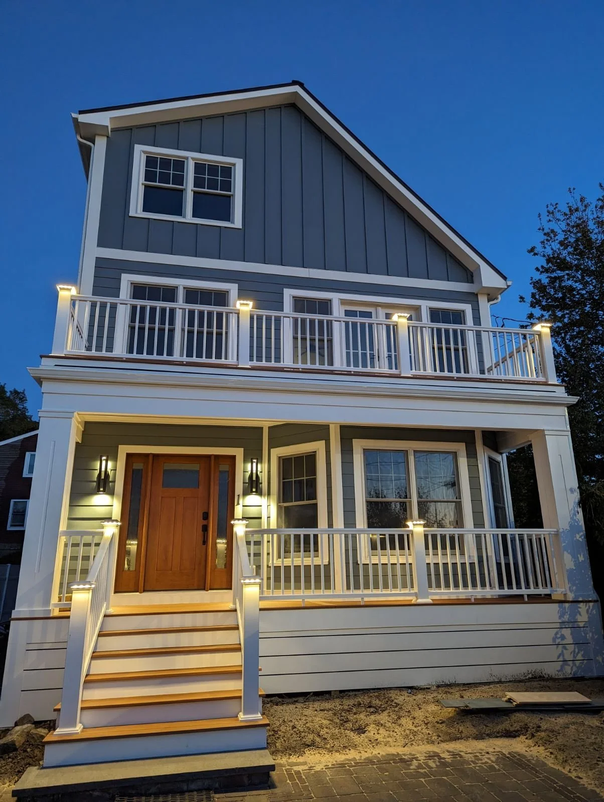 Transforming the Front Porch A Renovation Project in Hingham, Massachusetts — PRESTON DESIGN, INC.