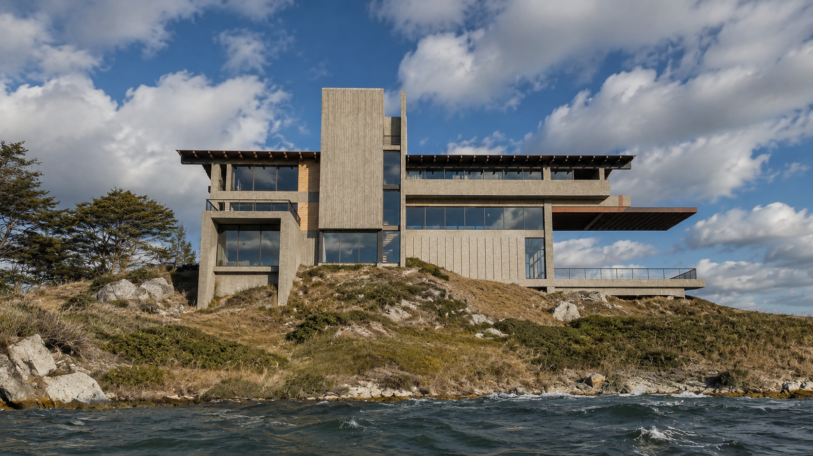 Newport Contemporary Coastal Brutalist
