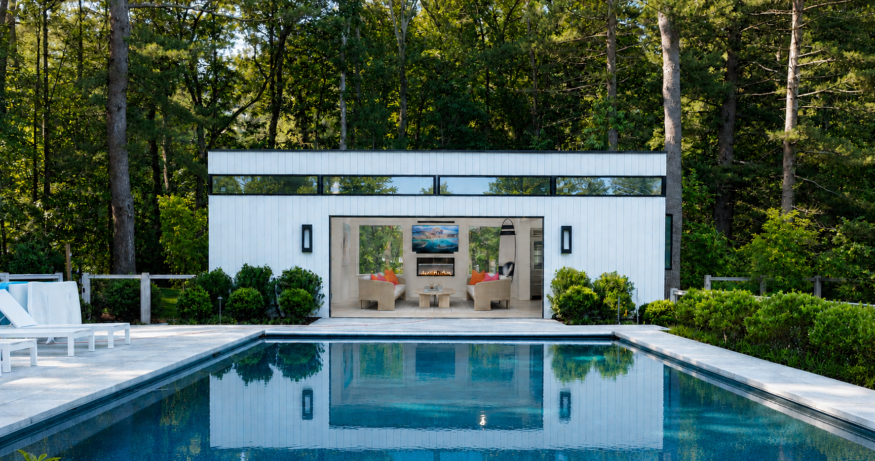 Dover Modern Pool Pavilion