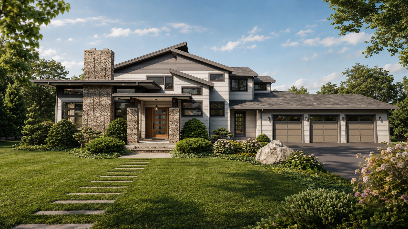 Burlington Contemporary Skillion Style