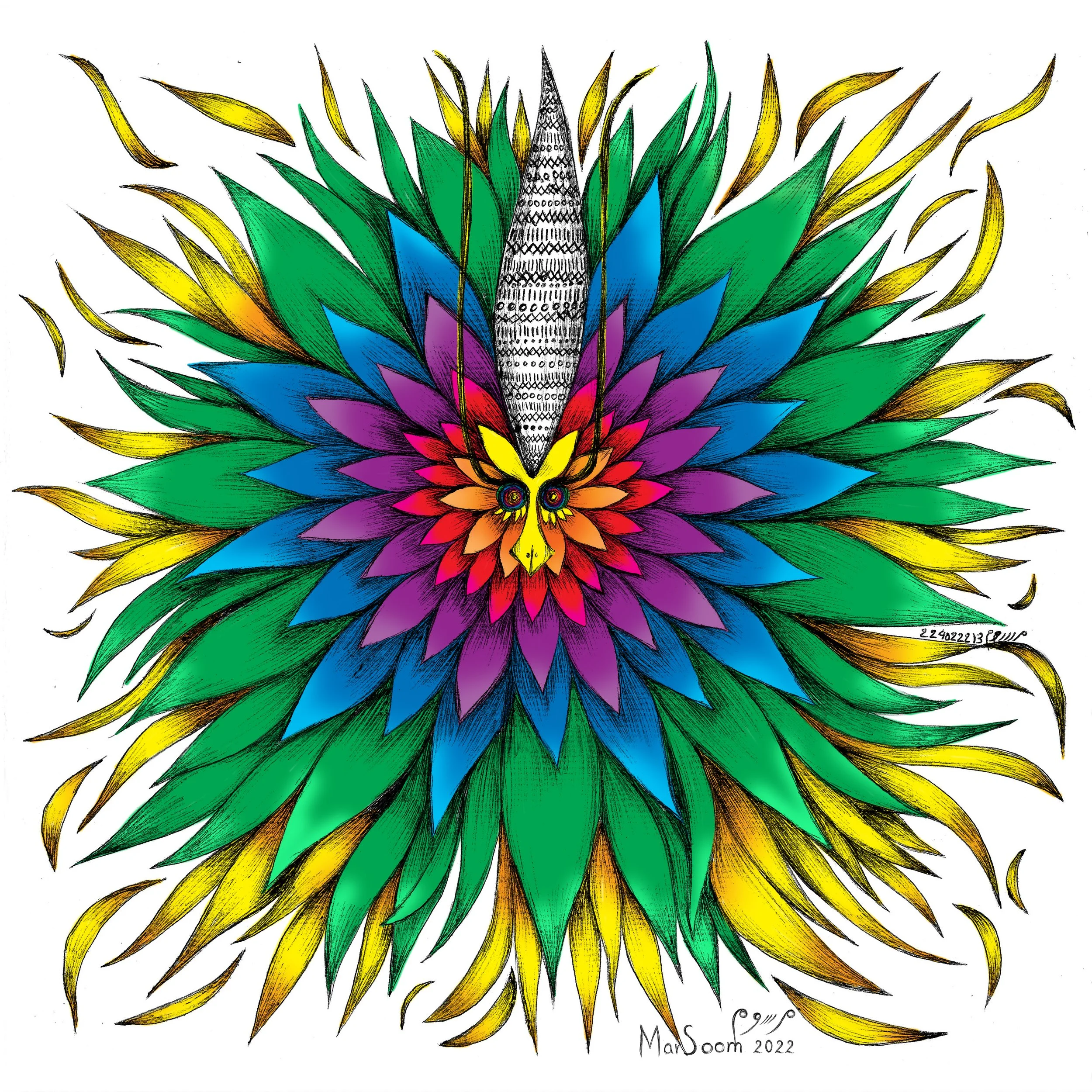 11 دوار الشمس ملون.jpg
