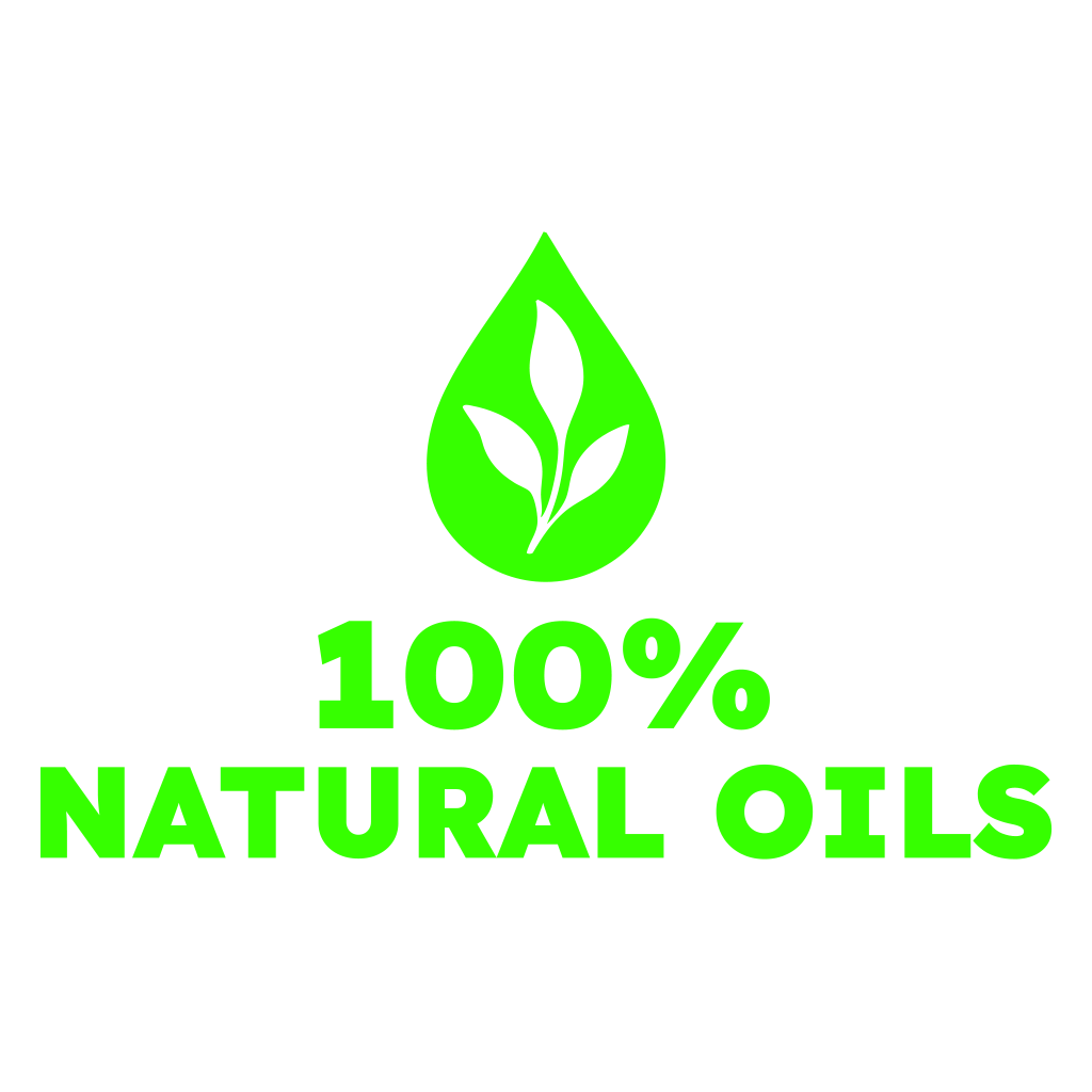Made with 100% natural oils