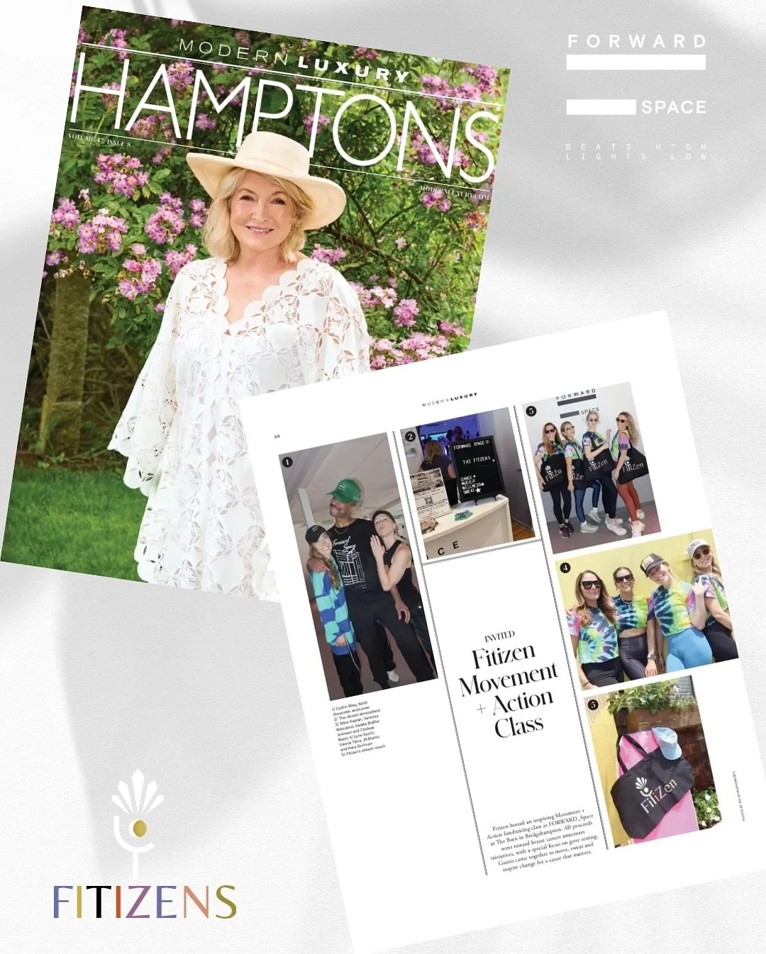 From the dance floor to the pages of @hamptonsmag 💃✨ So proud to be a part of the Fitizens community, where every step counts in making a positive impact. Let&rsquo;s keep dancing our way to change! 🪩🌟 Thank you @modernluxury for the spotlight!
.

