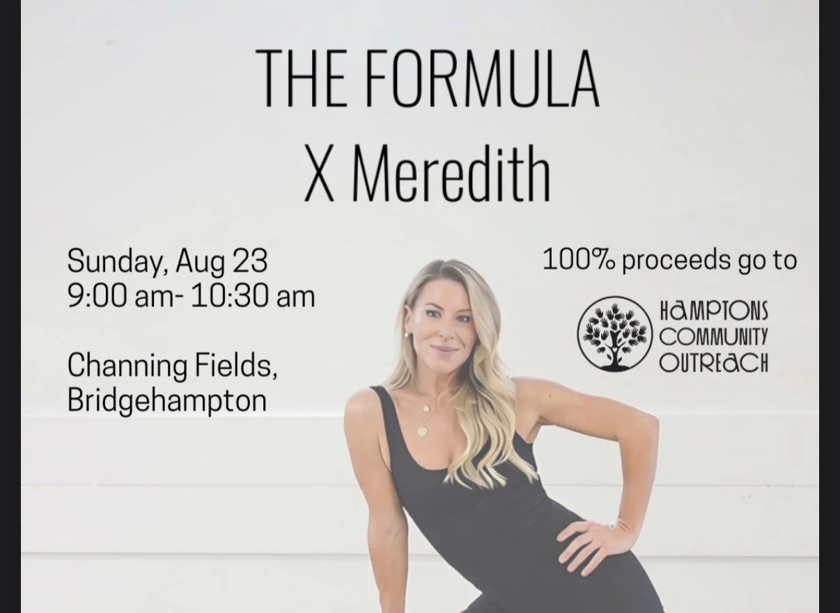 The Formula x Meredith — Charity Workout