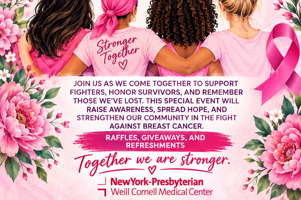 Weill Cornell Breast Cancer Awareness event