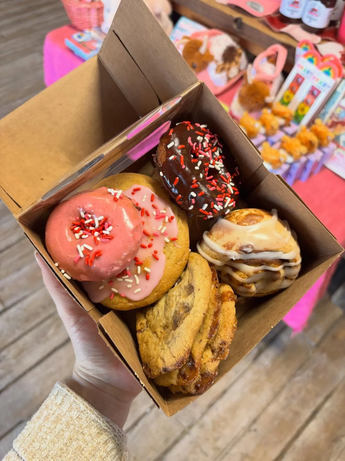 😋 Last chance to order your Be Mine Bakery Box! Order today, pick up tomorrow! 💘🍩 Link in bio to order &mdash; or call/message!