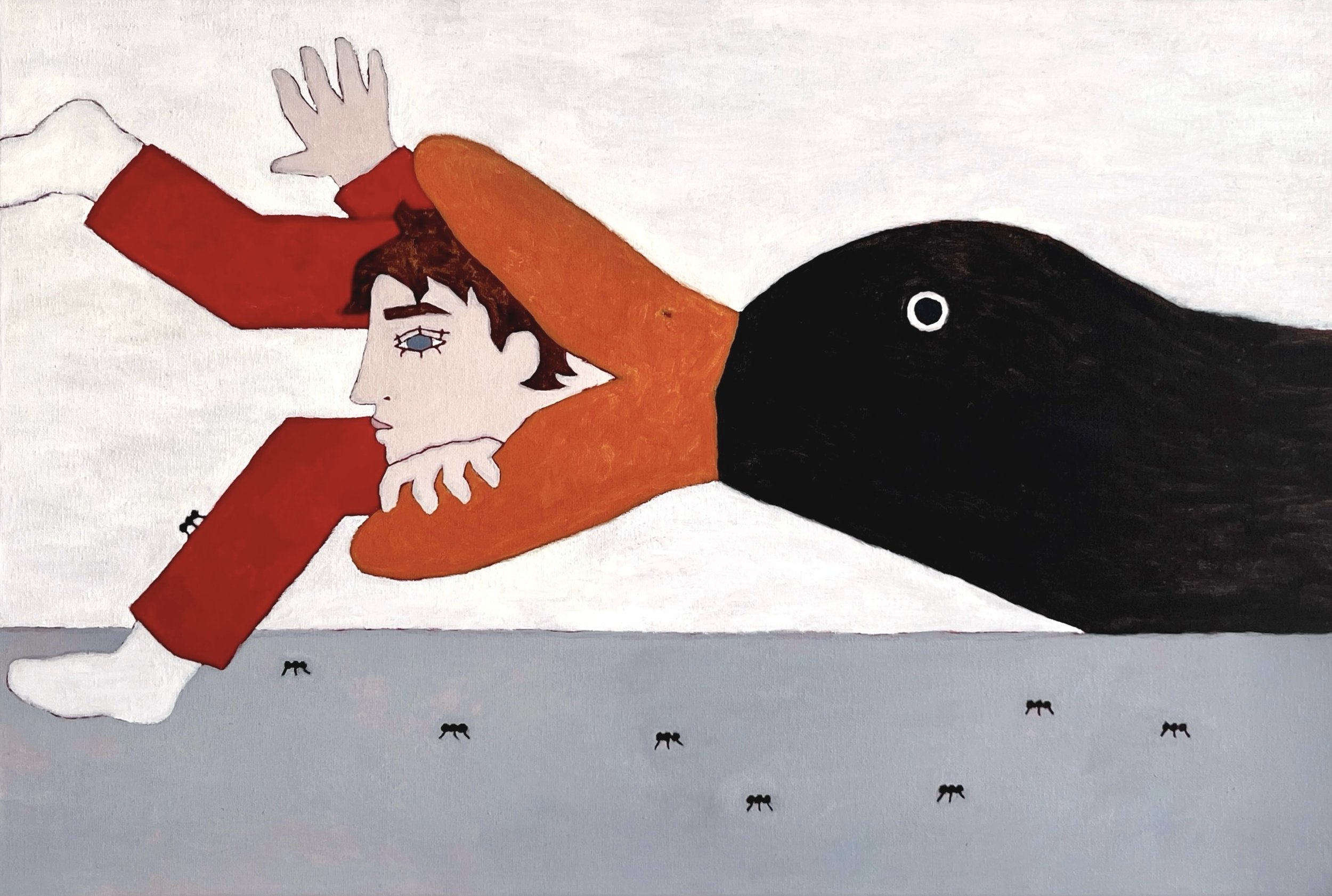 In Between, oil on canvas, 40 x 60 cm