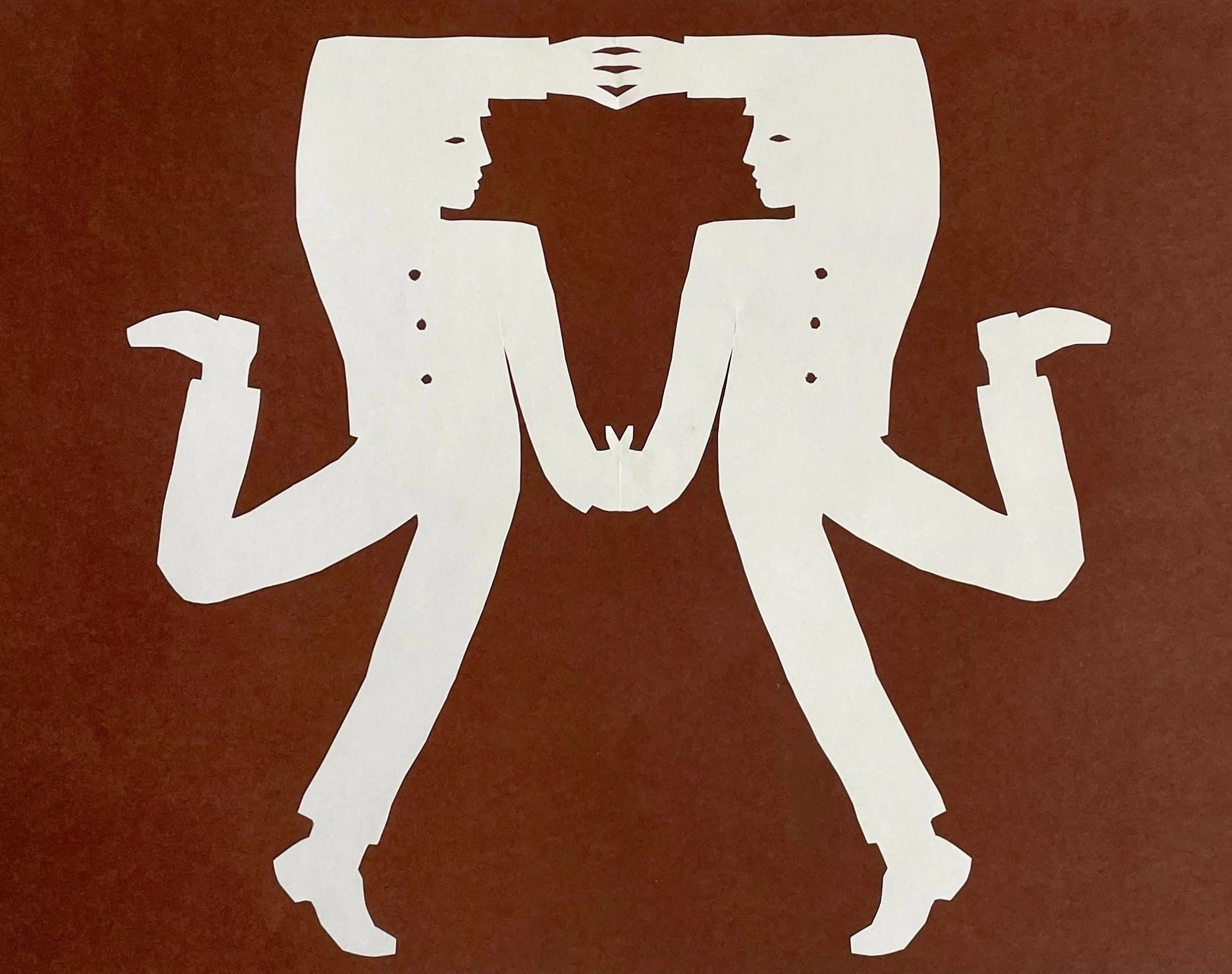 Dance, 30 x 40 cm, paper cut, 2025