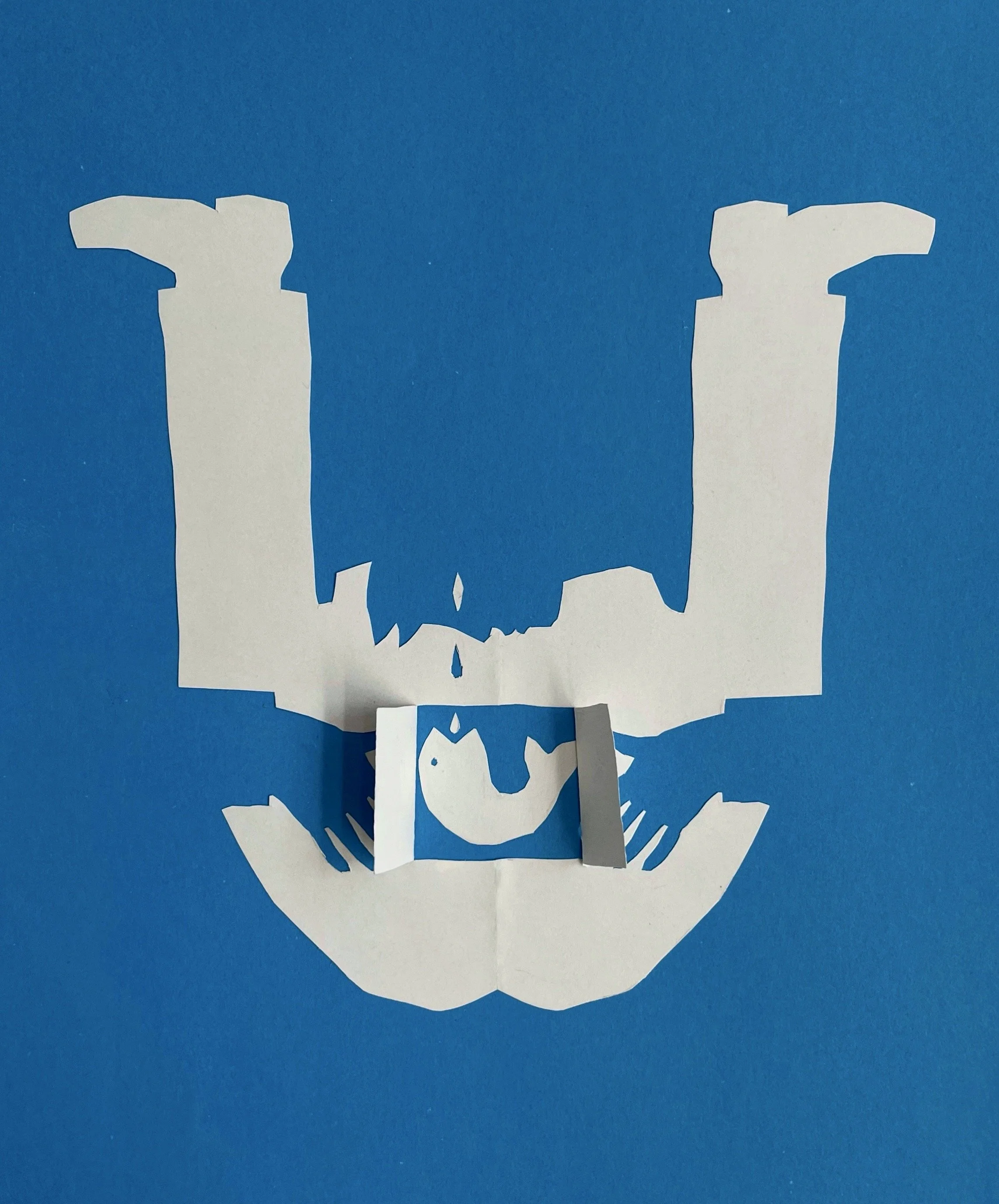 Crying to the Fish, 23 x 20 cm, 2025