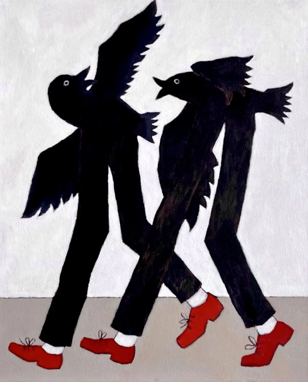 Pío Pío, oil on canvas, 50 x 40 cm, 2026