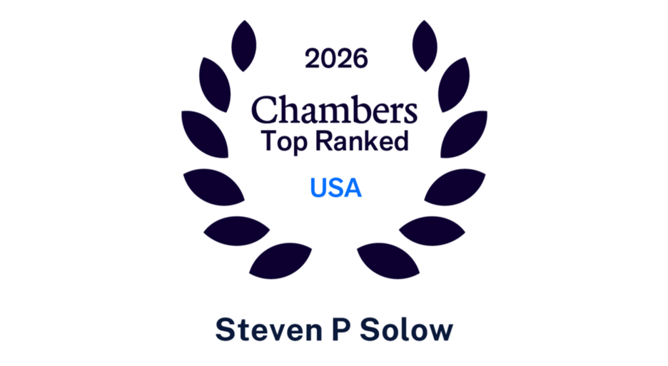 Steve Solow Receives Top Chambers Ranking for 17th Year