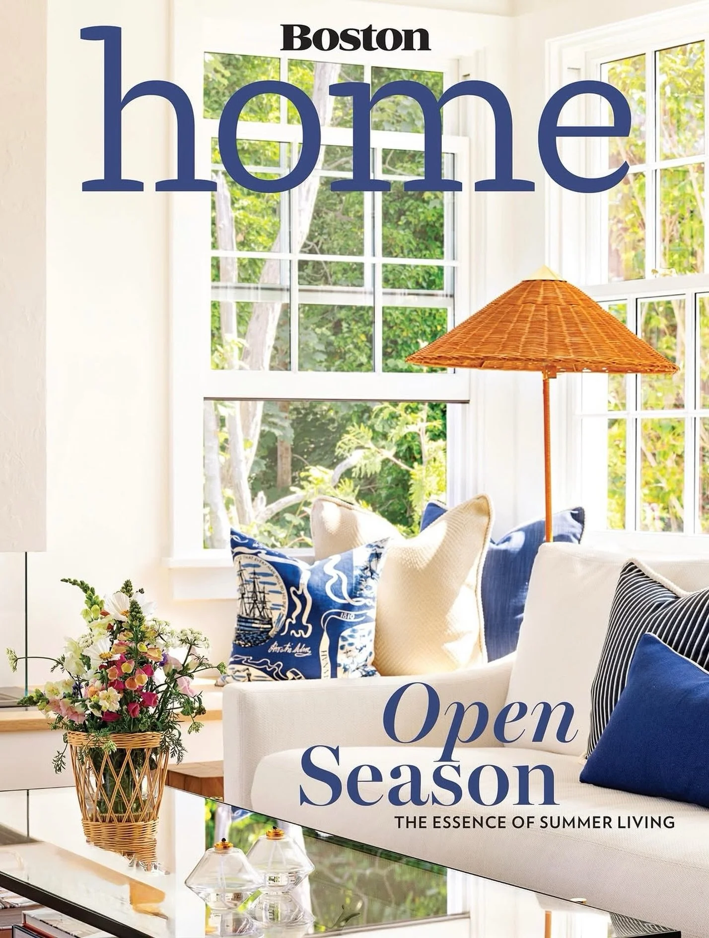 Thrilled to be on the cover of @bostonhomemag this month! Featuring our bright and breezy Nantucket home 💙

Interior Design: @charlottesave Builder: @cheneycustomhomes
📸: @hayleyellenday 🖊️: @jaciboston 
#BostonHomeMag #SummerLiving #OutdoorLiving
