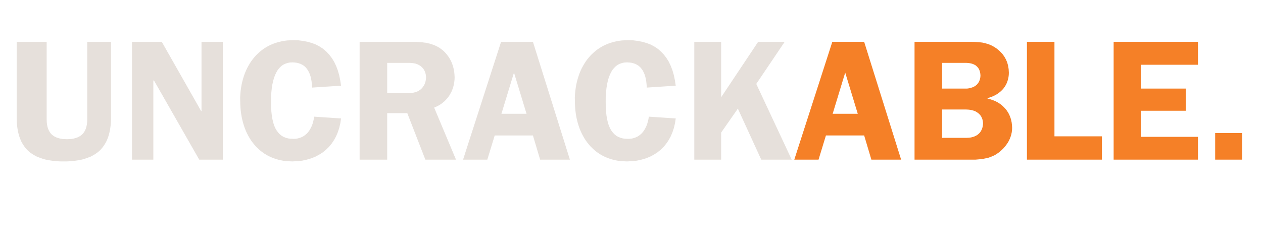 Text that reads 'Uncrackable'
