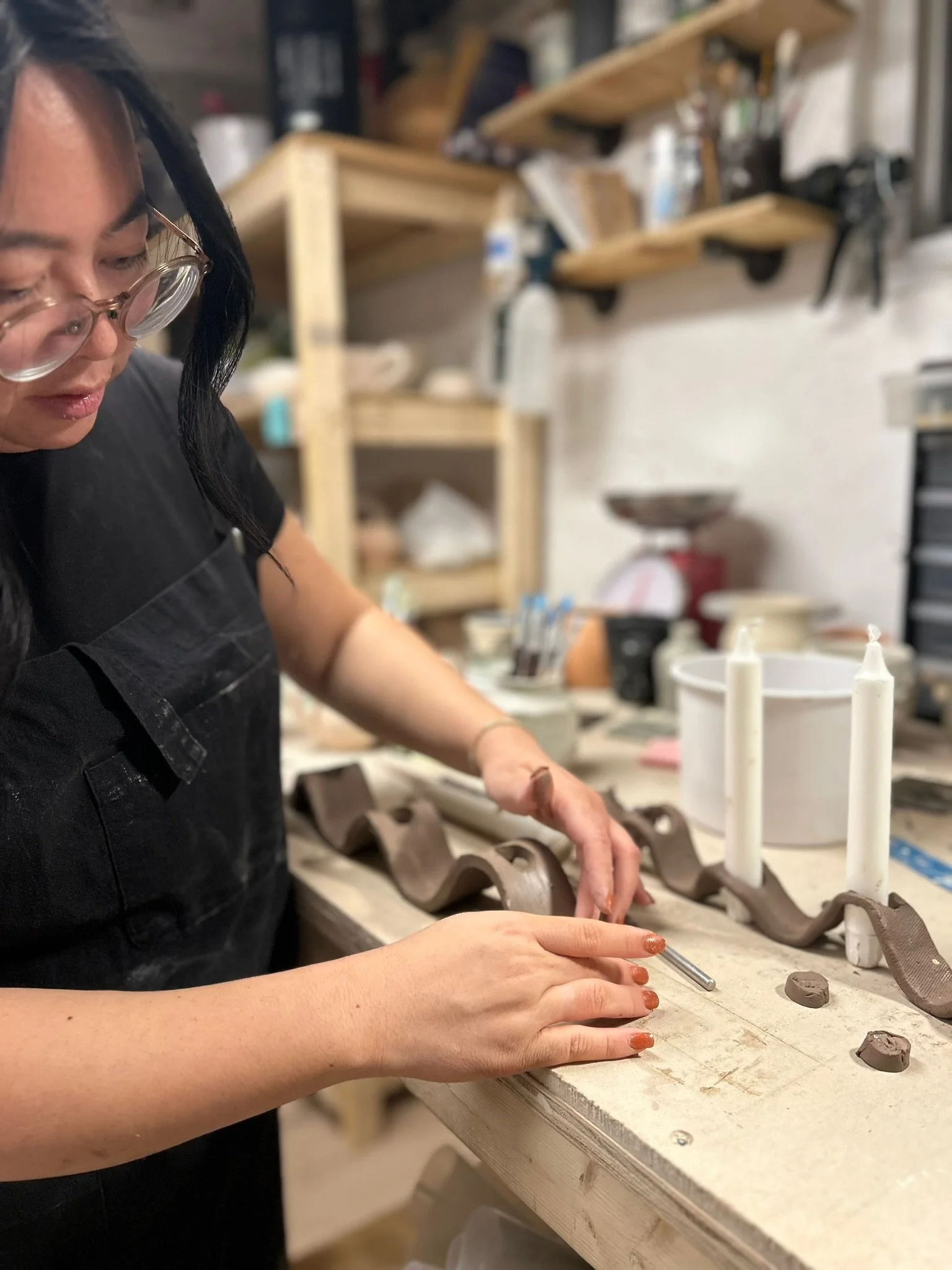 Sep. 19, 10-12am: Decorative Candle Holders - Handbuilding Workshop