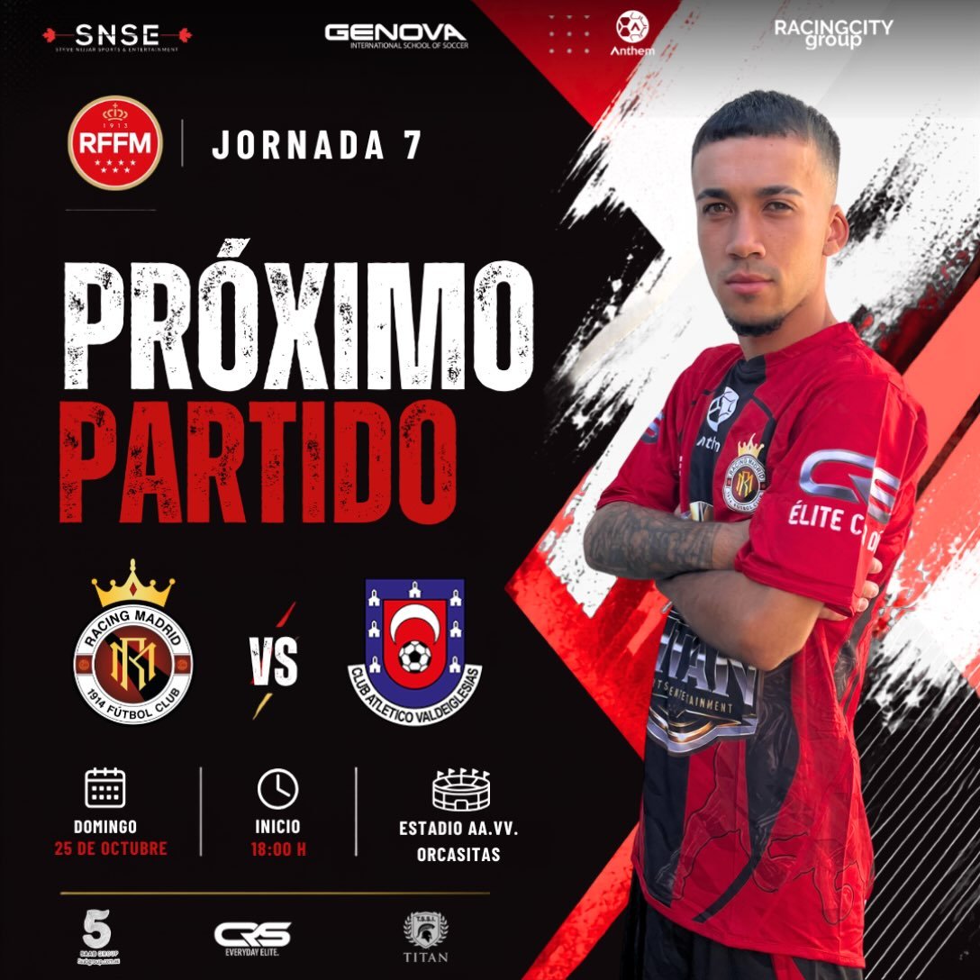 🇪🇸 🔜 Pr&oacute;ximo partido: volvemos a casa

Nos enfrentamos al Atl&eacute;tico Valdeiglesias con la mirada puesta en sumar los tres puntos 💪

🇬🇧 🔜 Next match: we&rsquo;re back at home

We face Atl&eacute;tico Valdeiglesias with our sights se