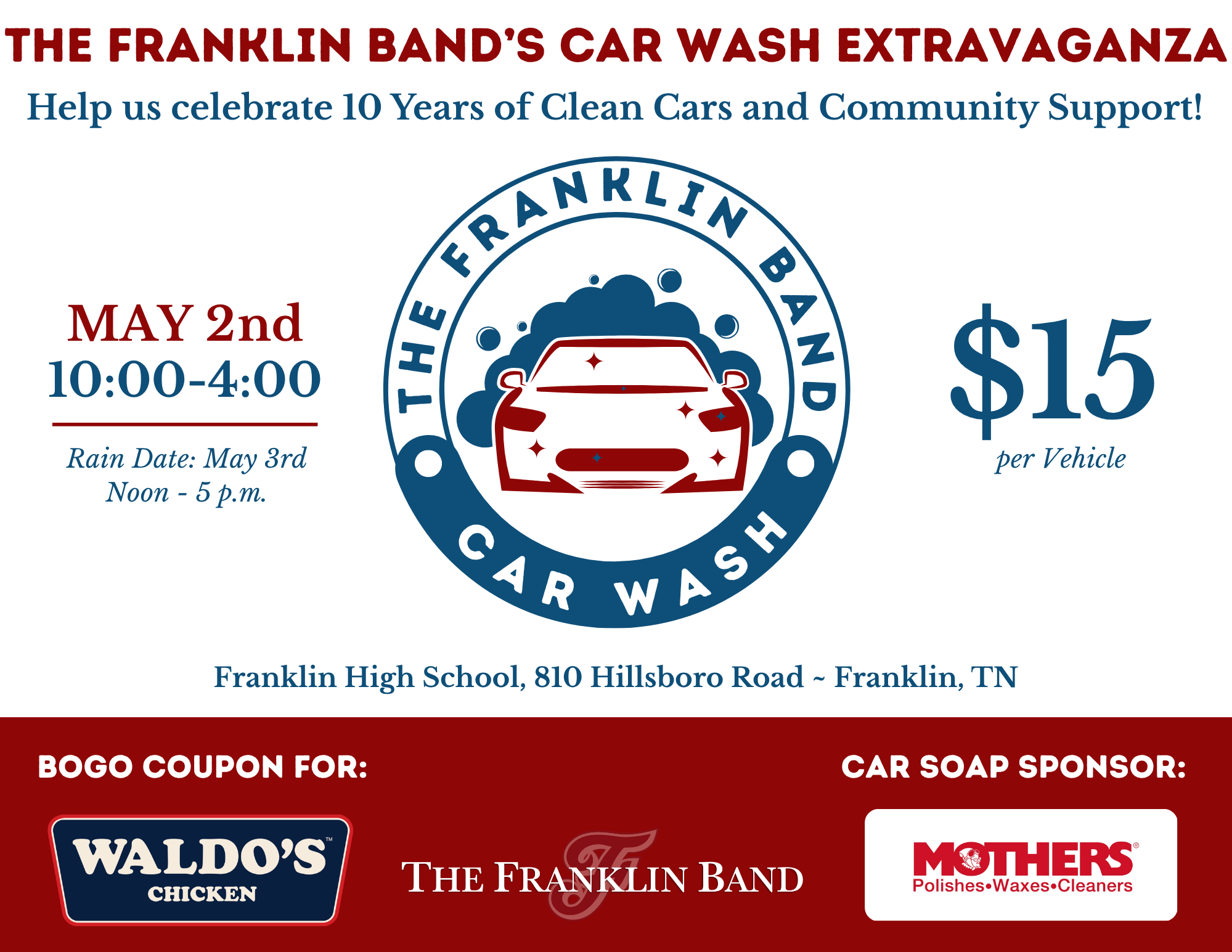 10th Annual Car Wash