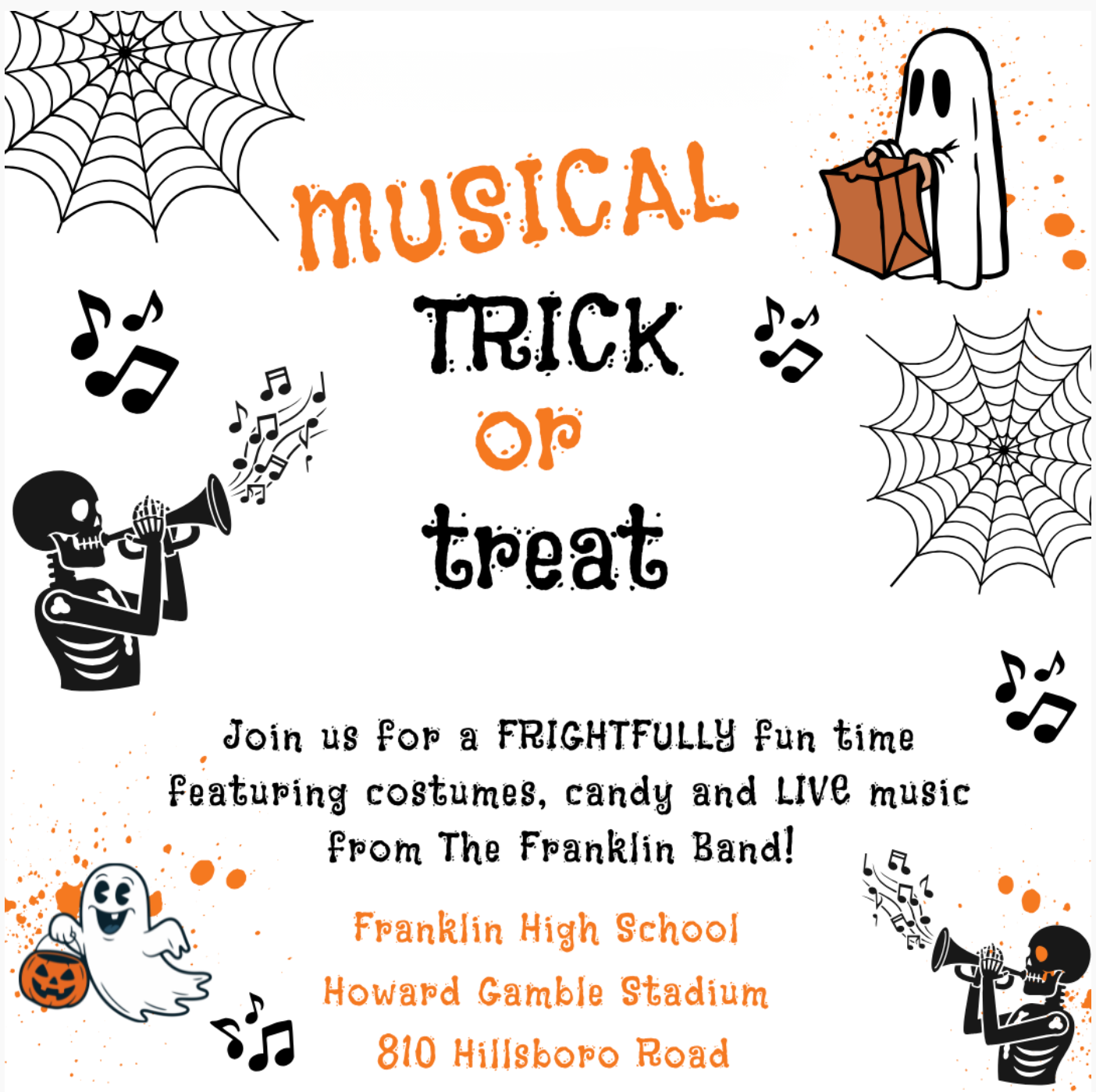 8th Annual Musical Trick or Treat