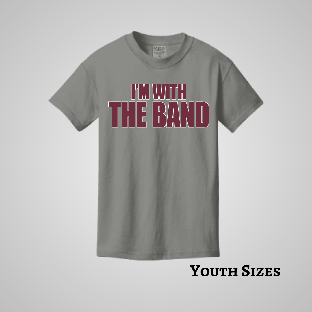 I'm With The Band Stone Wash Tee - YOUTH
