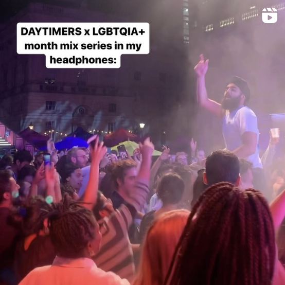 Reel to promote a Soundcloud mix. using a popular meme.