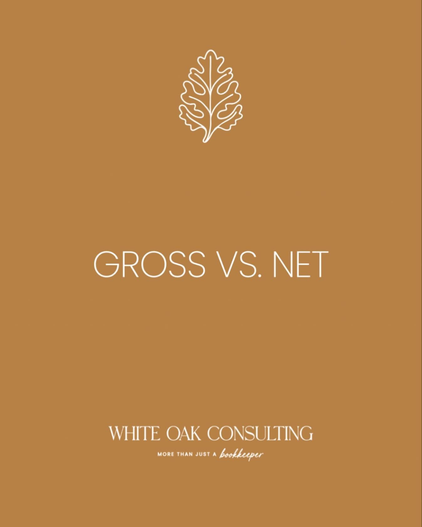 What&rsquo;s the difference between&hellip;?

Think of gross and net income like fishing with a big net:

Gross Income is all the fish you catch&mdash;the total amount before anything else is considered. It&rsquo;s everything that came in, just like 