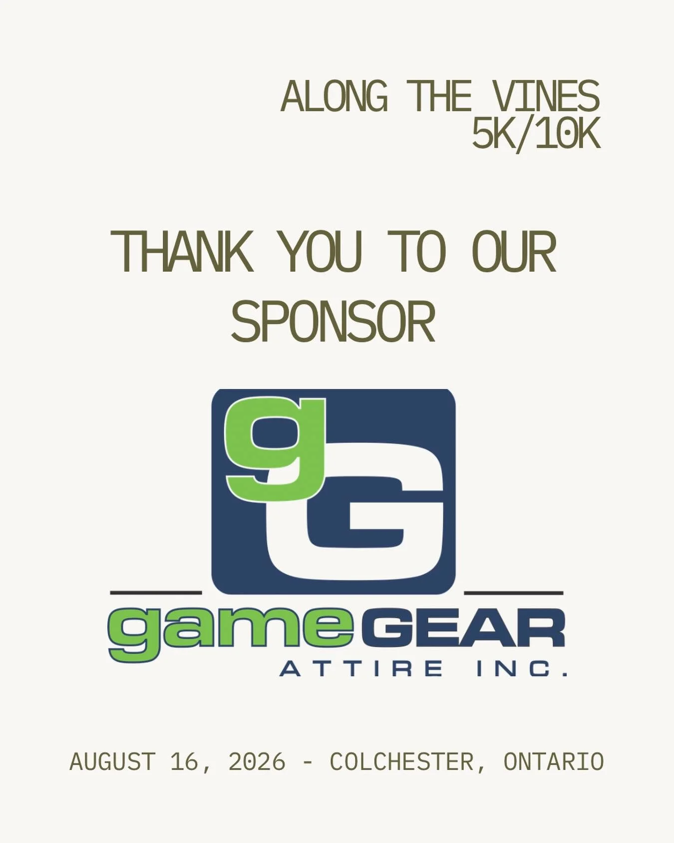 Thank you to @gamegearattire 🏁👀

Game Gear Attire Inc., owned and operated by Diana Giorgi, has been serving the Amherstburg community since 1996. As a trusted &ldquo;one stop shop&rdquo; for embroidery and screen printing, she is dedicated to deli