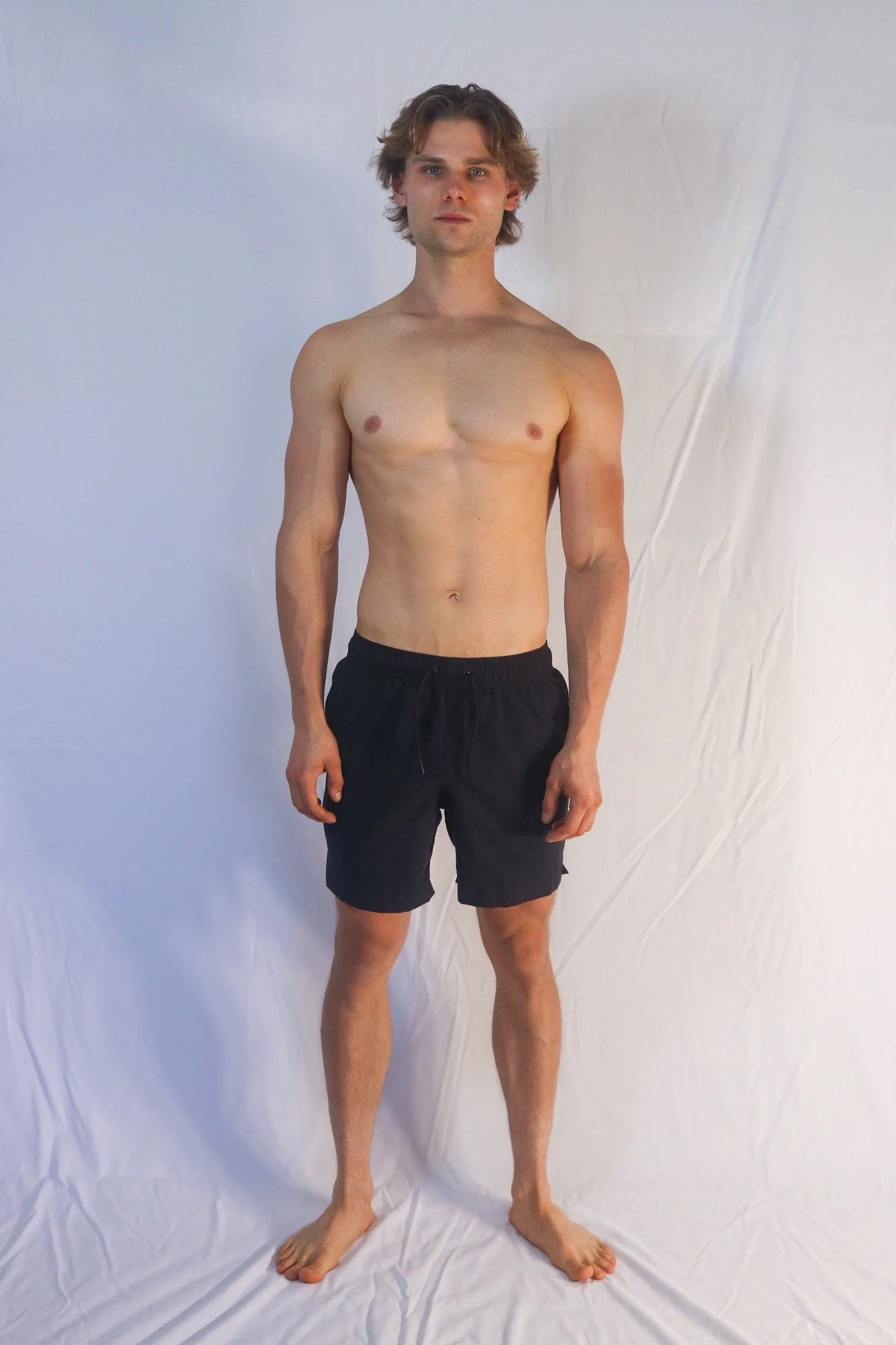 Stepan Salomatin — full-length physique view. Current unretouched digital.