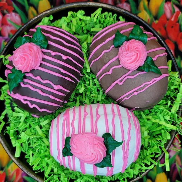 Peanut Butter Filled Chocolate Covered Easter Eggs