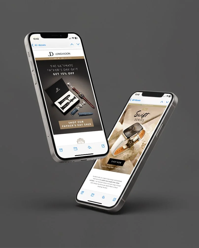 Strong visuals make the difference.
If you want your newsletters to stand out, let&rsquo;s create something beautiful. I&rsquo;m just a message away.